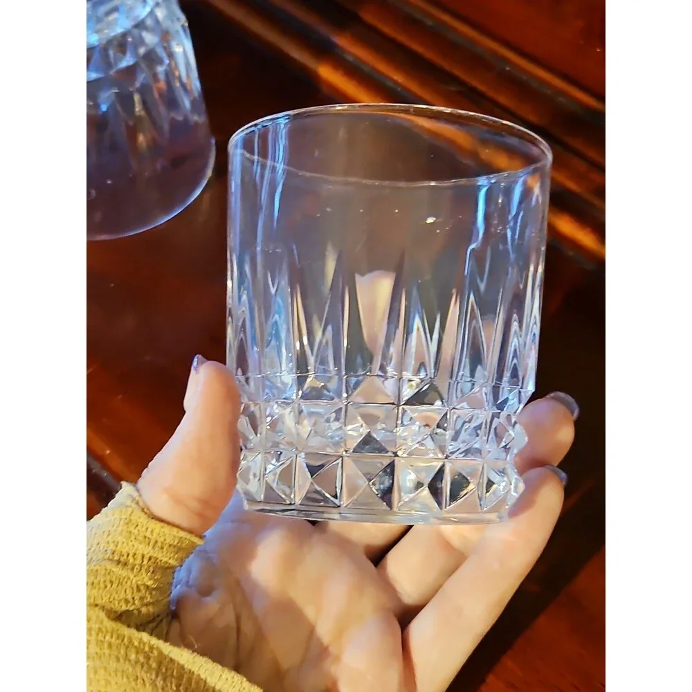 Set Of 2 Vintage Cristal D’Arques Tuilleries Villandry Old Fashioned Glasses